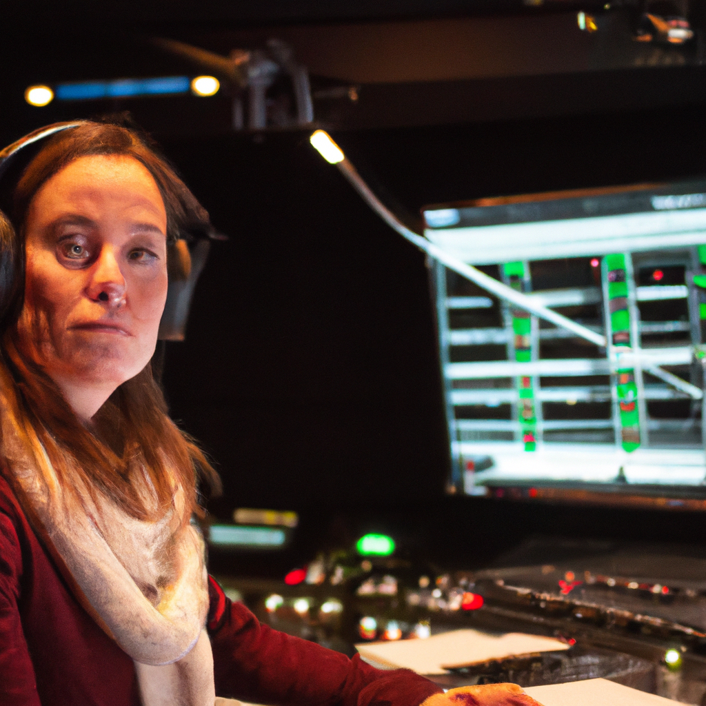 Portrait of Lead Engineer in control room